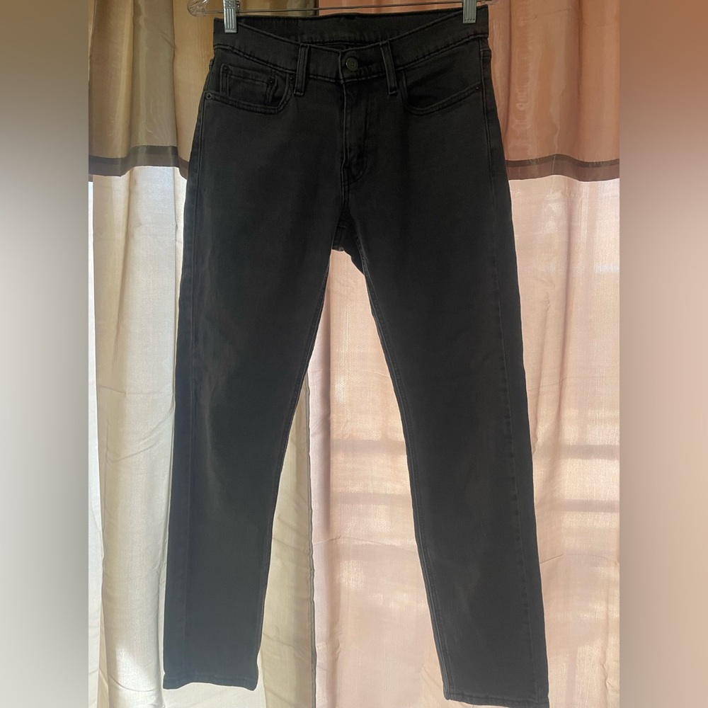 Levi's Men's Dark Gray Straight Jeans